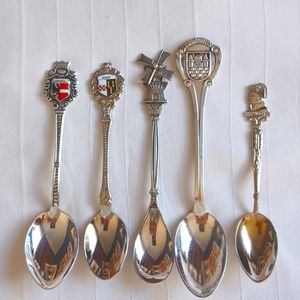 Various European Motif Collector Spoons